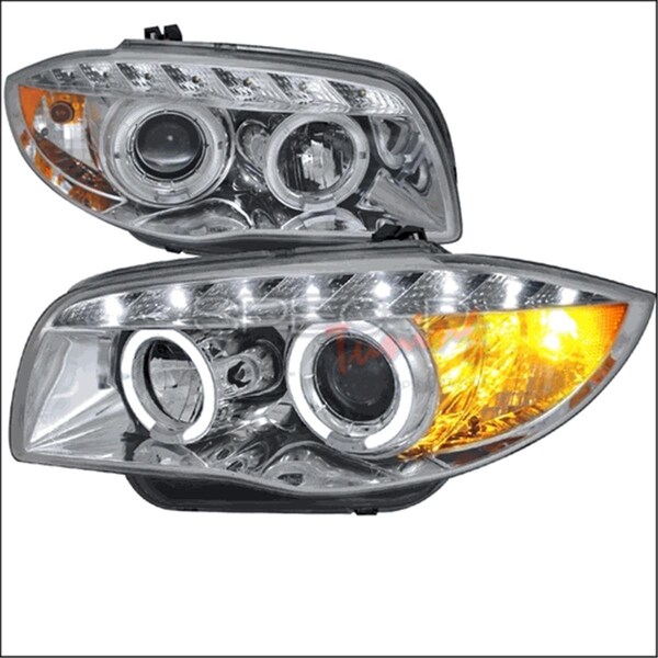 Overtime 1 Series Chrome Projector Headlight for 08 to 11 BMW E87 OV3193566 - main